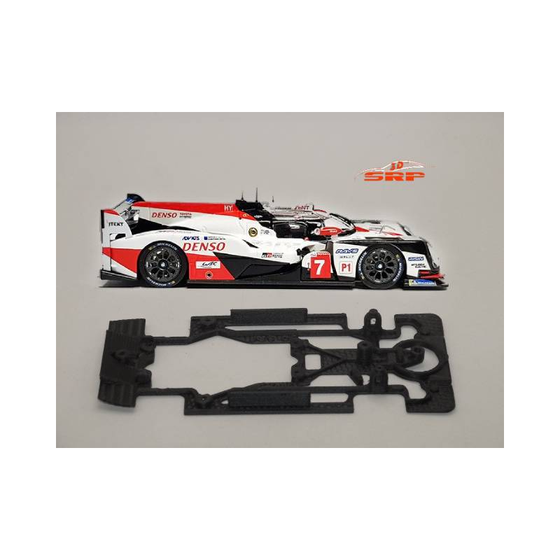 Chassis 3D Bicomponente Totoya LMP1 (carrocería SRC, cunas SLOT.IT)