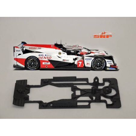 Chassis 3D Bicomponente Totoya LMP1 (carrocería SRC, cunas SLOT.IT)
