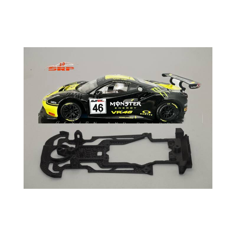 Chassis 3D Bicomponente Fantasy Car 01 GT3 (carrocería Sideways, cunas SLOT.IT)