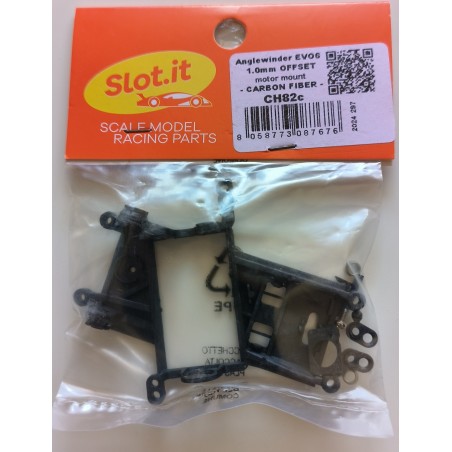 Soporte motor angulo 1mm offset Fibra de Carbono