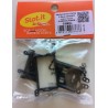 Soporte motor angulo 1mm offset Fibra de Carbono