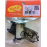 Soporte motor angulo 0.5mm offset Fibra de Carbono