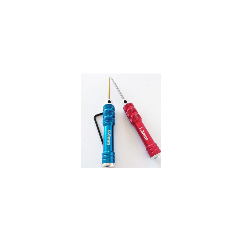 SET de 2 destornilladores Allen 0.9 y 1.3 mm